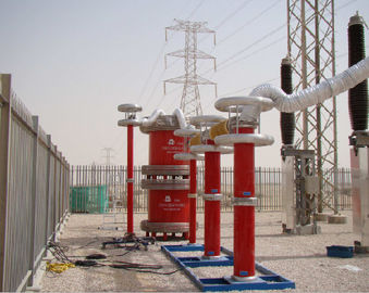 Essai de haute tension à haute résonance alternatif résonant de fréquence d&#39;essai réglé pour le long câble de la haute tension XLPE